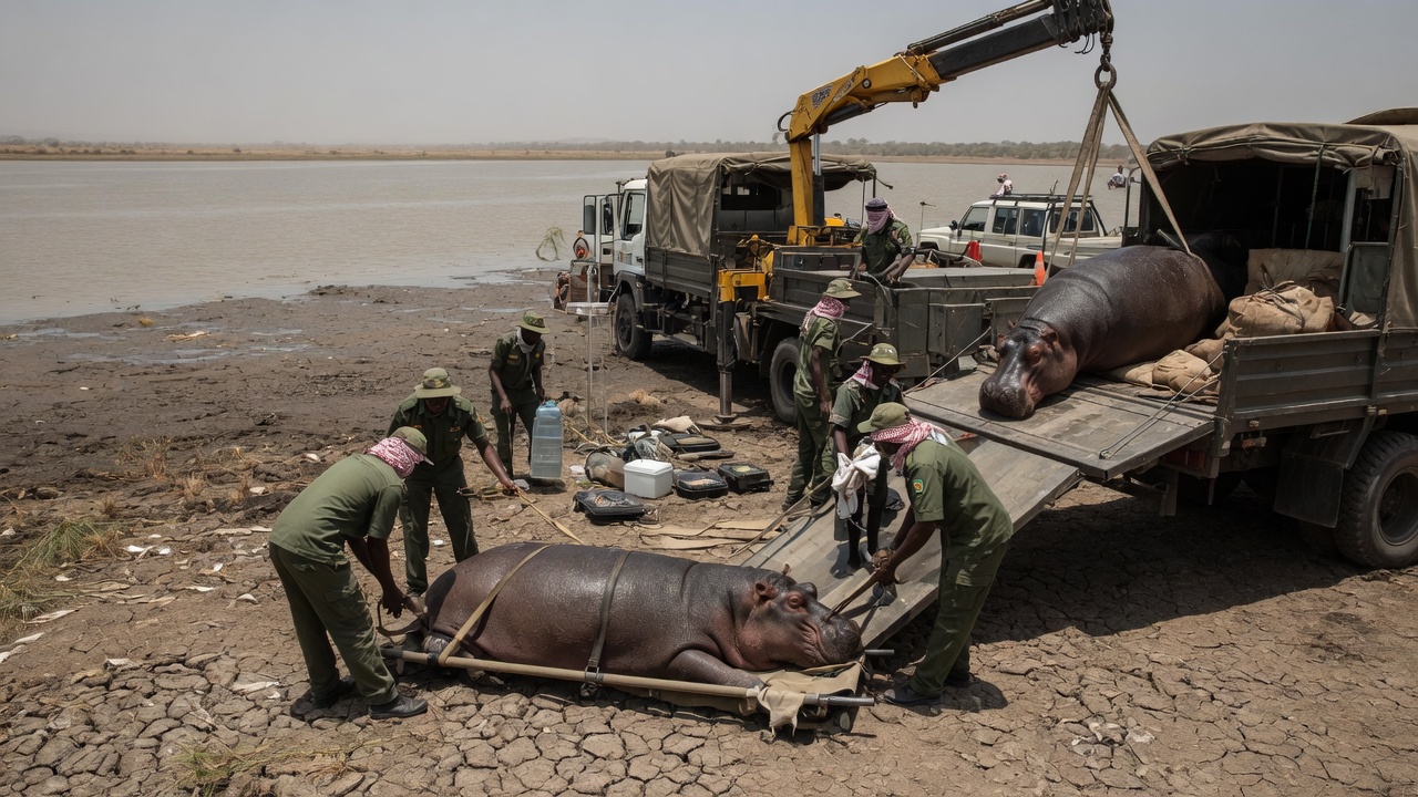 KWS Relocates 56 Hippos from Nyandarua as Drought Empties Lake Ol Bolossat