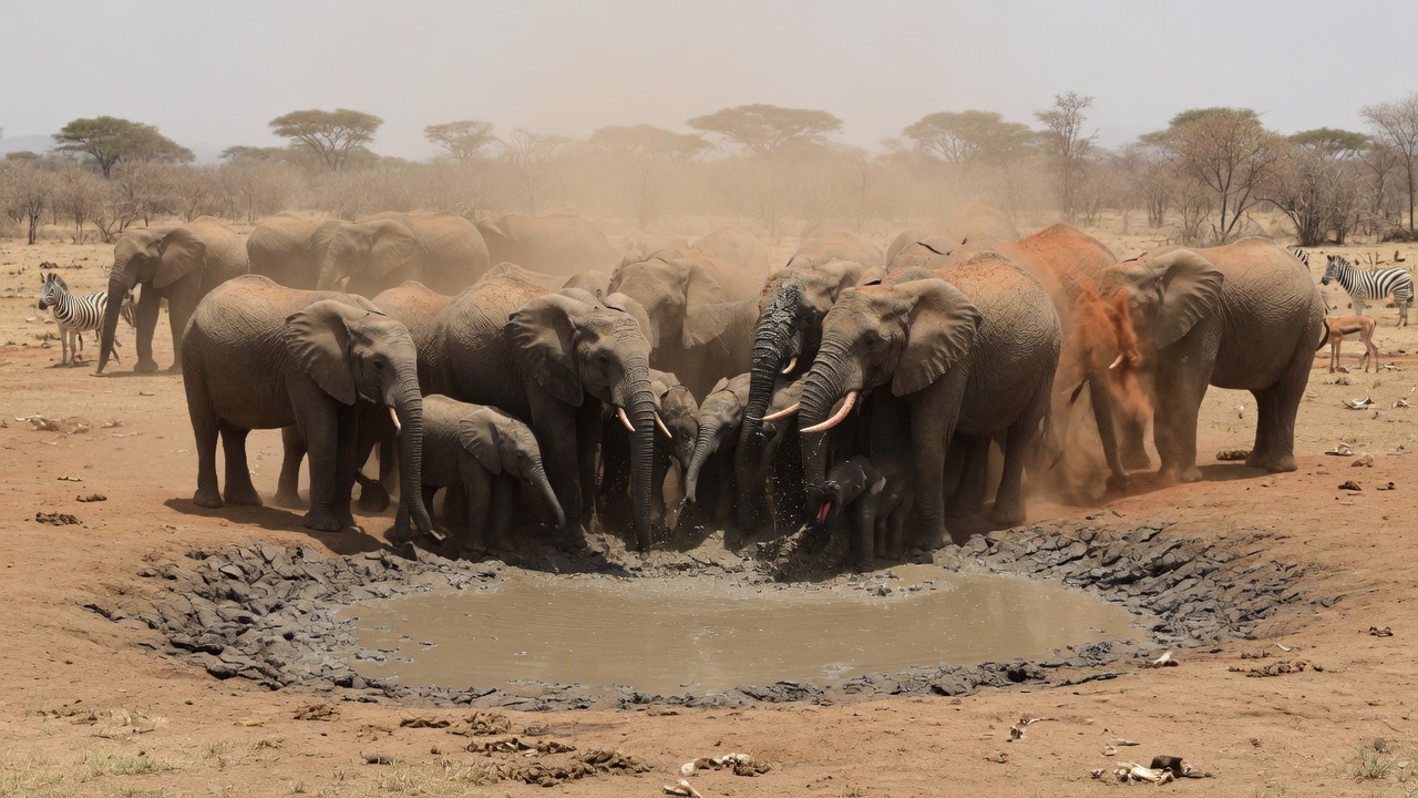 Tsavo's Elephants and Rhinos Face Death as Drought Tightens Grip