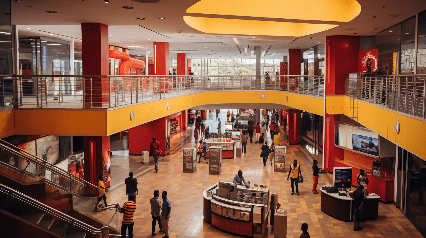 Banking Services Available In Yaya Centre Shopping Mall In Nairobi, Kenya
