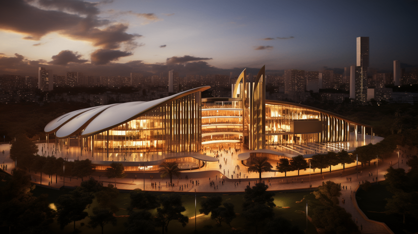 Location Of Kenyatta International Conference Centre, A Major Landmark In Nairobi City Centre In Kenya