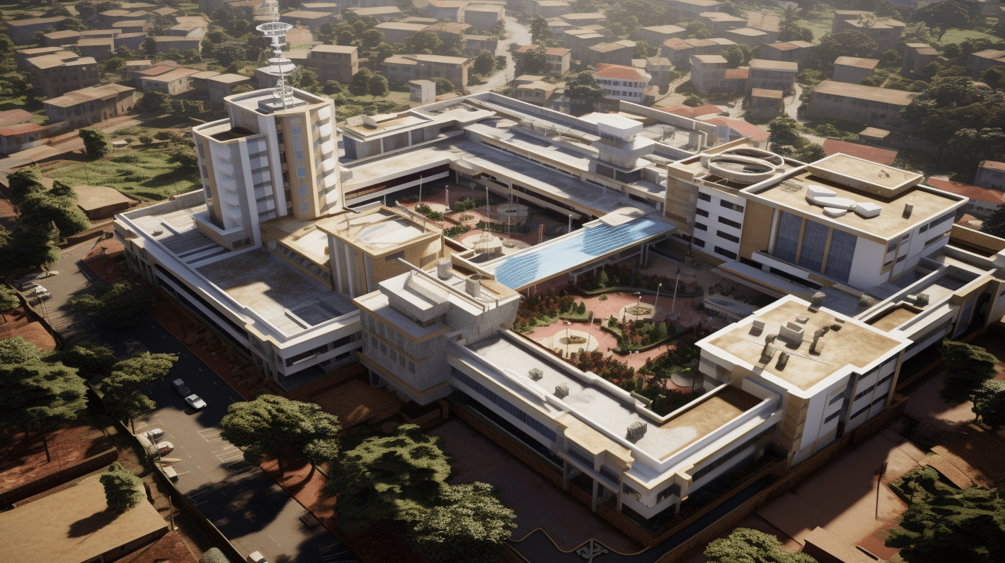 Location Of Mama Lucy Hospital In Nairobi Eastlands Area, Kenya