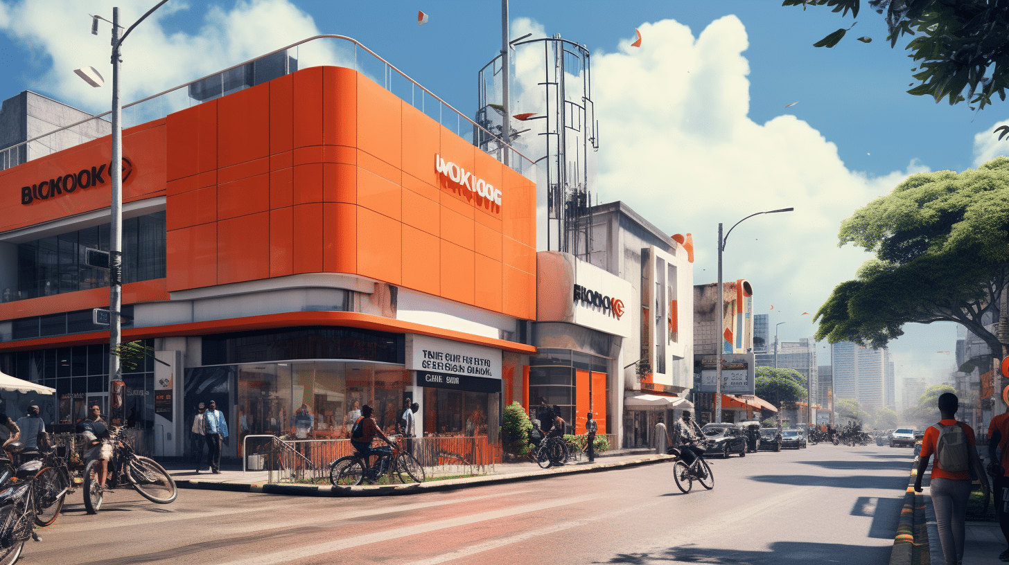 Orange Mobicom Along Moi Avenue In Nairobi City, Kenya